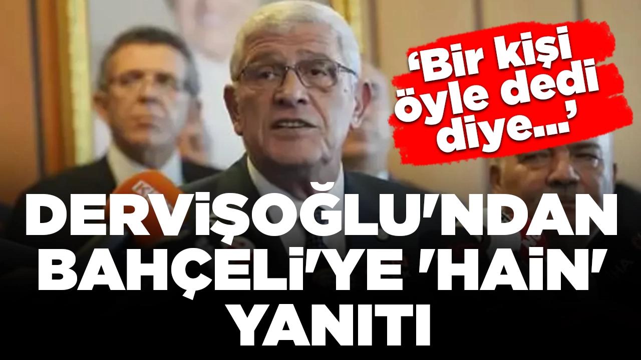 Dervişoğlu, Bahçeli ile polemiğe girmedi: 'Bir kişi öyle dedi diye...'