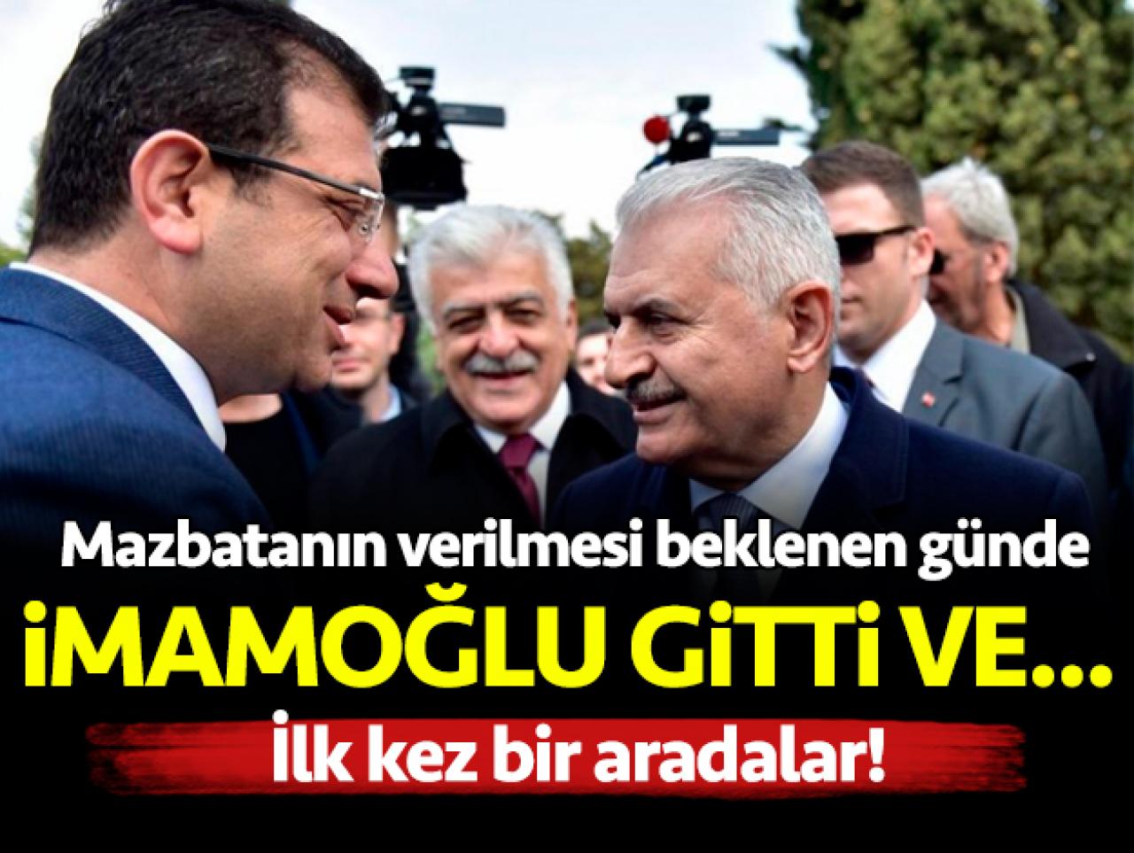 Ekrem İmamoğlu ve Binali Yıldırım bir arada