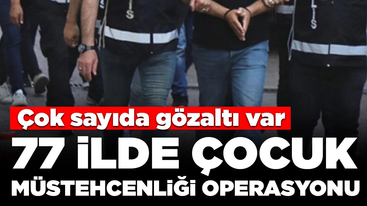 77 ilde çocuk müstehcenliği operasyonu: Çok sayıda gözaltı var