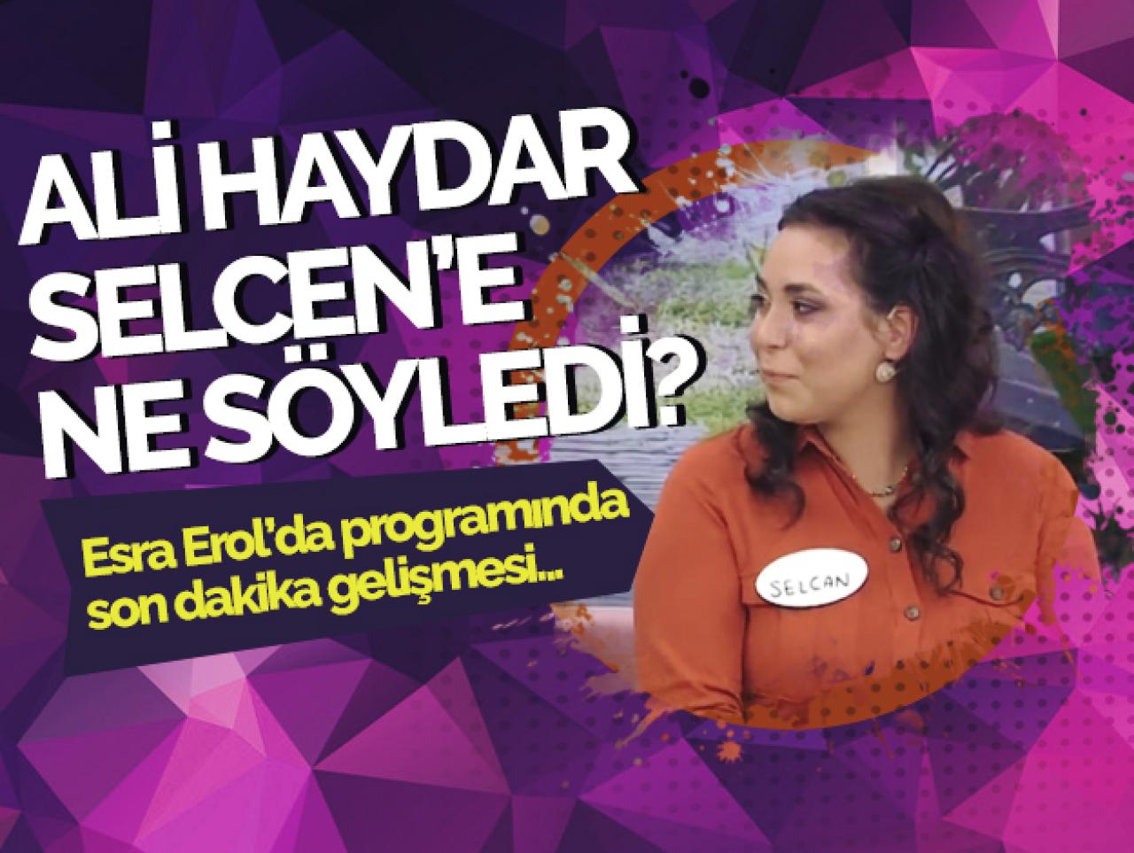 Esra Erol'da Ali Haydar'dan Selcen'e canlı yayında evlilik teklifi