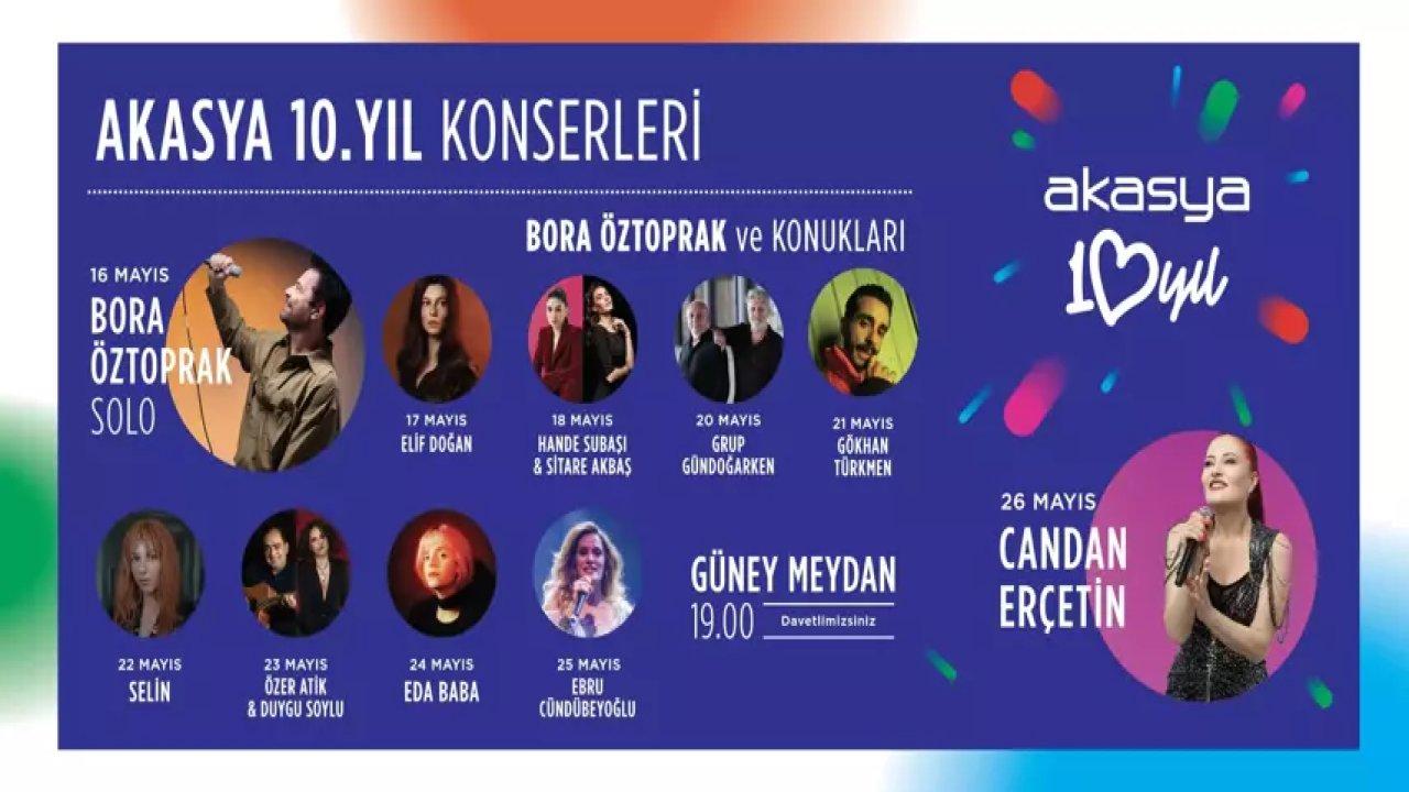 10. yıla özel 10 günlük konser serisi