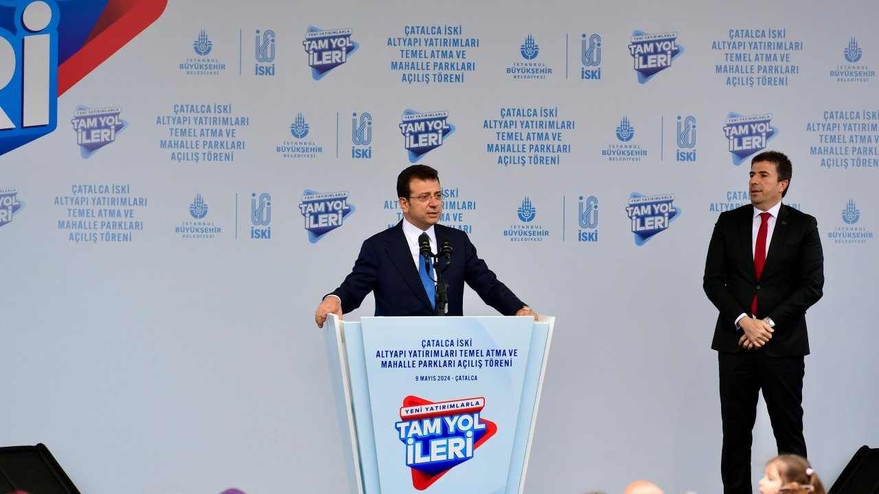 Ekrem İmamoğlu: Karadeniz'e ve Büyükçekmece Gölü'ne atık su gitmeyecek