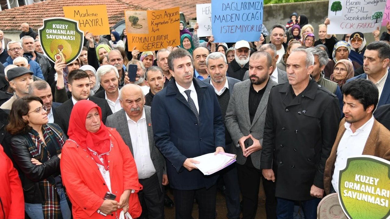 Gümüşpınarlılar maden ocağı için ayaklandı