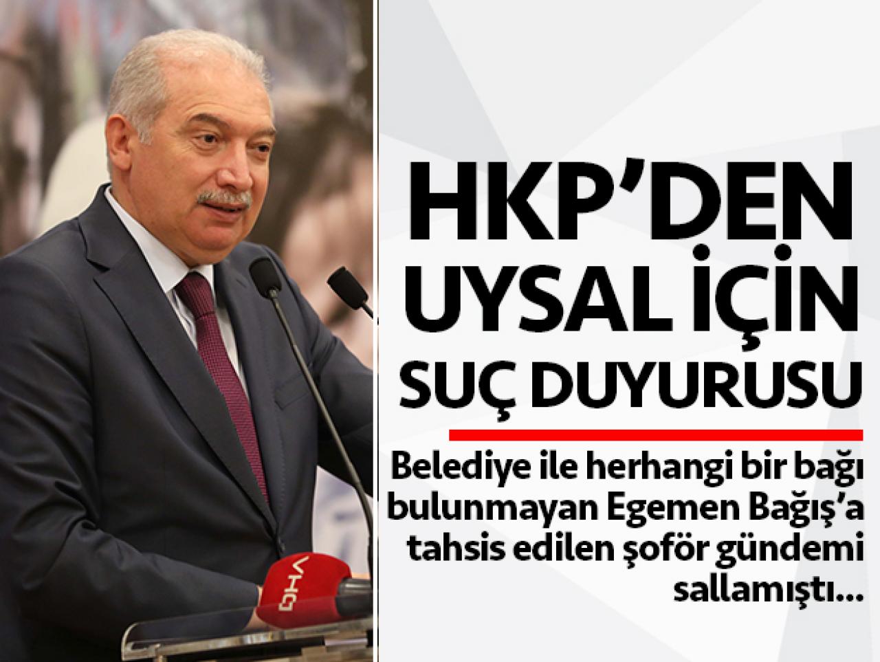 Mevlüt Uysal hakkında suç duyurusu!