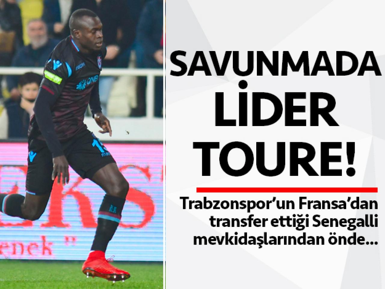 Trabzonspor'un savunma lideri Zargo Toure