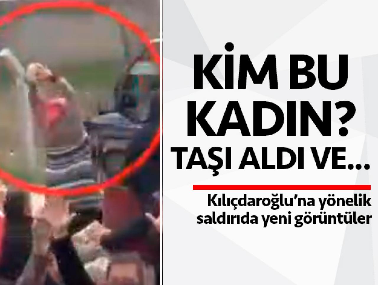 Kemal Kılıçdaroğlu'nun aracına kocaman taşla saldırı!