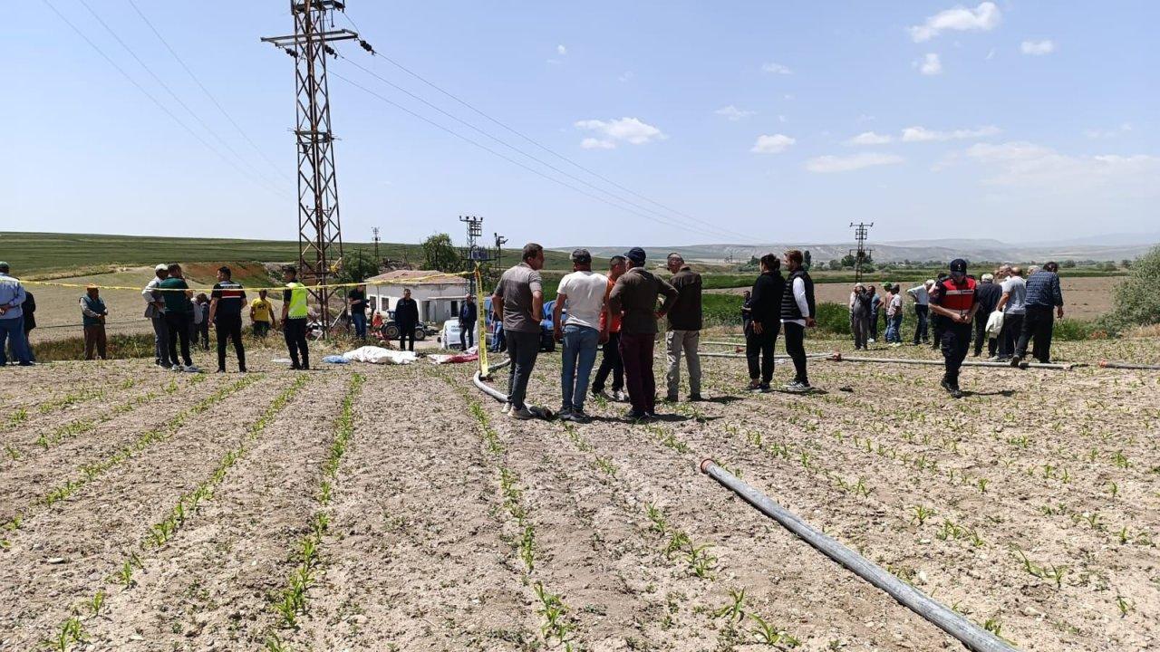 Çiftçinin feci ölümü: Elektrik akımına kapılarak can verdi