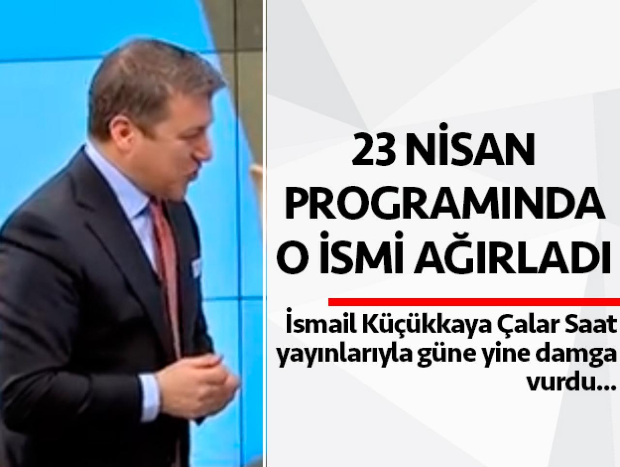 İsmail Küçükkaya 23 Nisan'da çocukları ağırladı