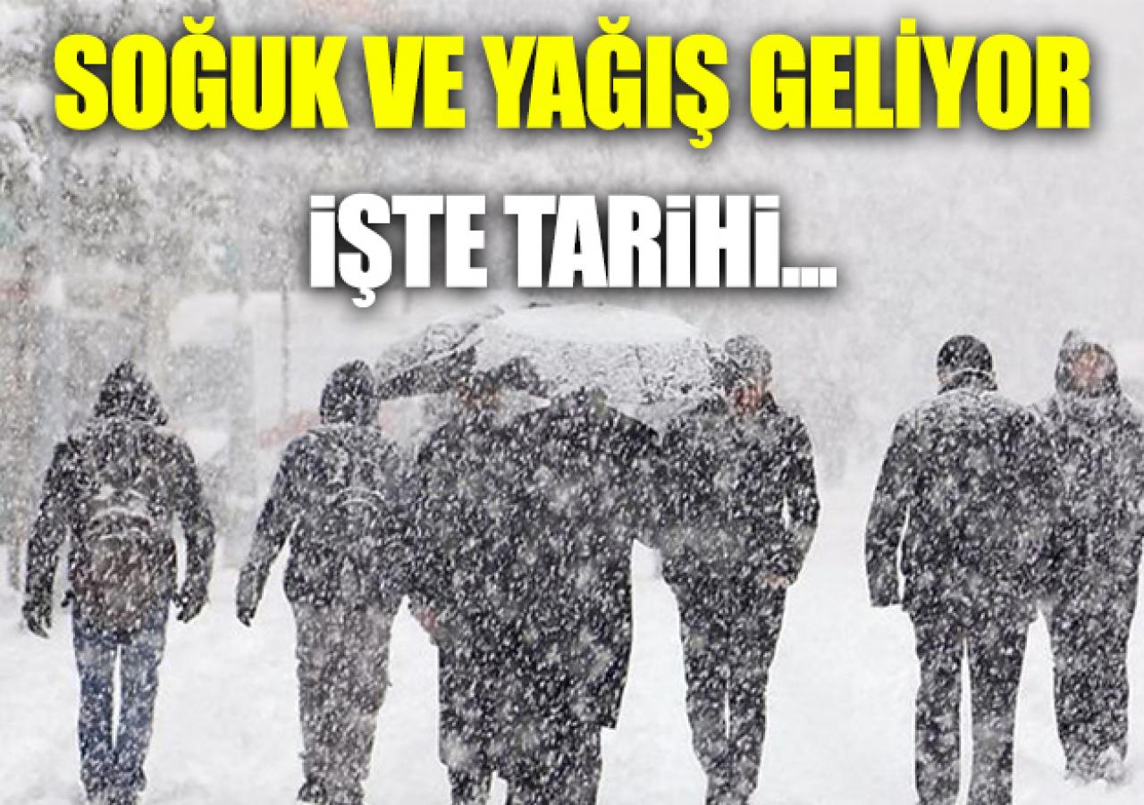 Soğuk hava ve kar yağışı geliyor!