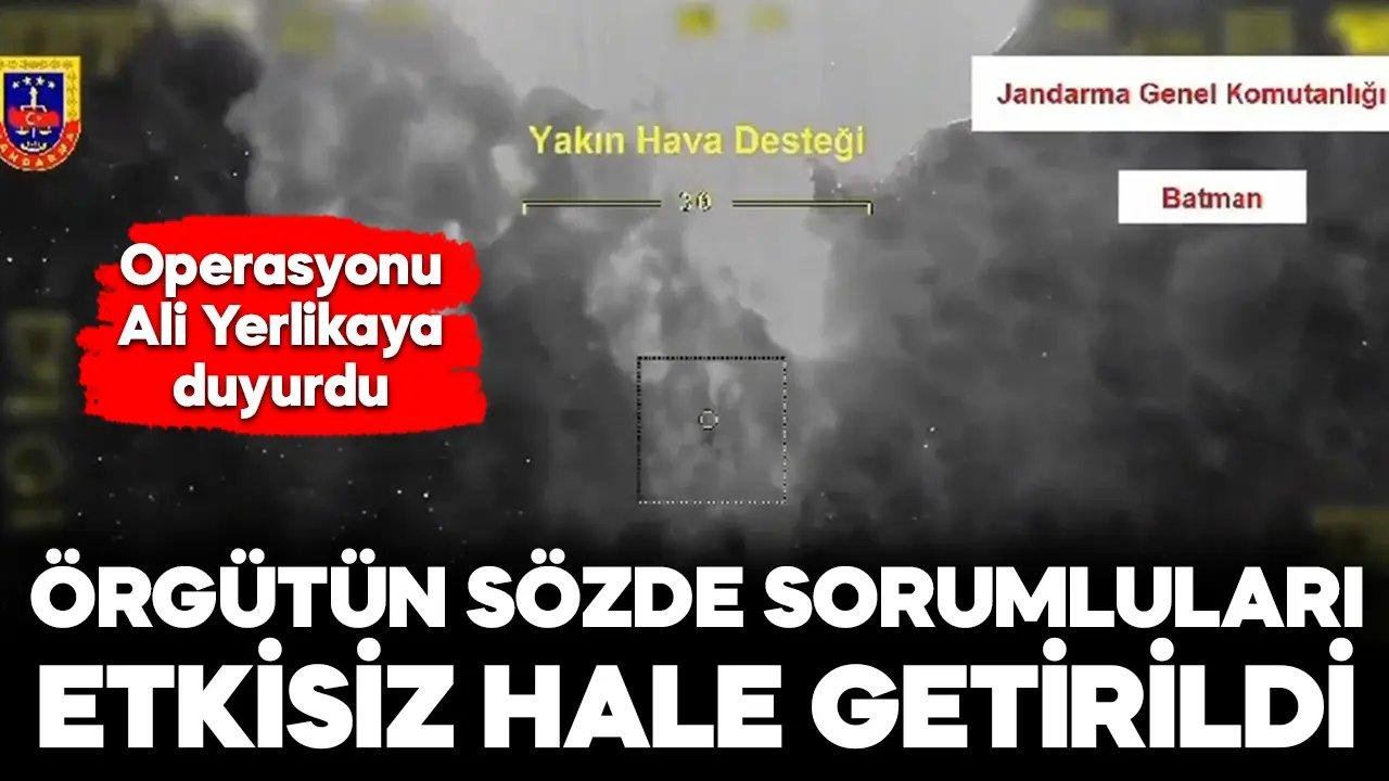 "Bozdoğan-45" operasyonu: 1'i kırmızı kategoride 2 terörist etkisiz hale getirildi