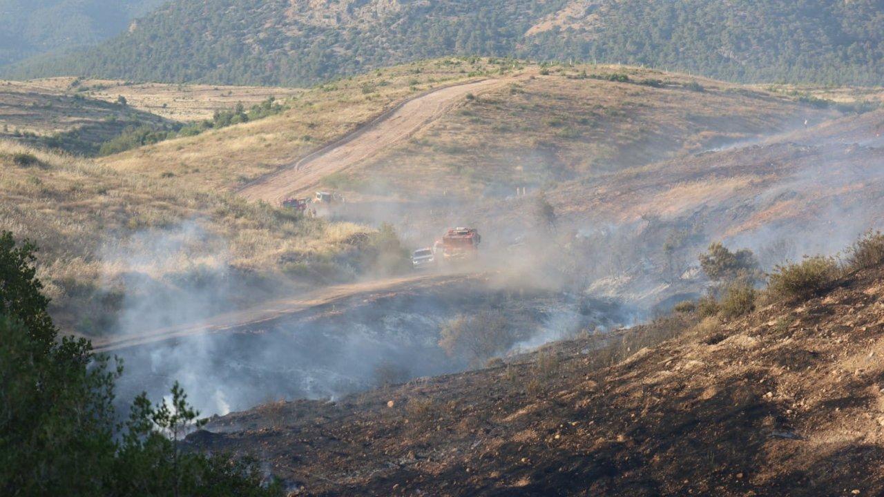 Manisa’daki orman yangını 5 saatin sonunda kontrol altına alındı