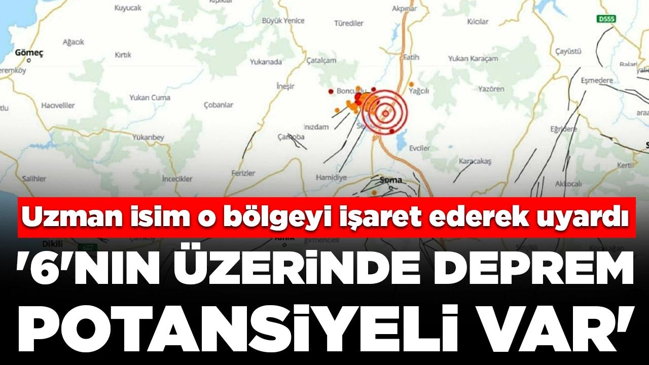 Uzman isim o bölgeyi işaret ederek uyardı: '6'nın üzerinde deprem üretme potansiyeli var'