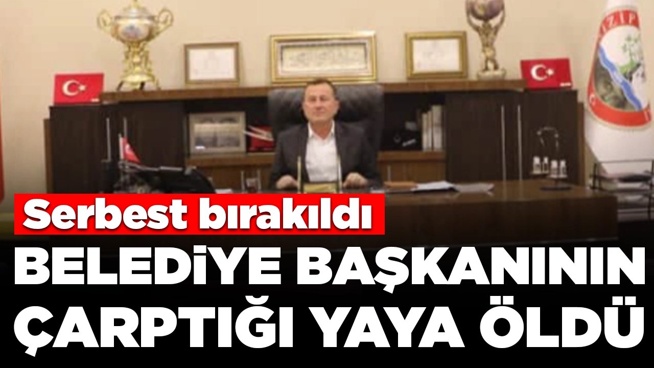 Belediye başkanının çarptığı yaya öldü: Serbest bırakıldı