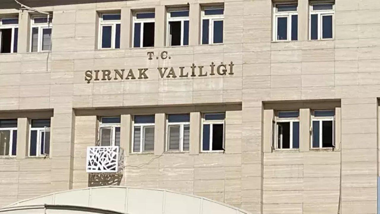 Şırnak Valiliği, 14 bölgede "geçici özel güvenlik bölgesi" ilan edildiğini duyurdu