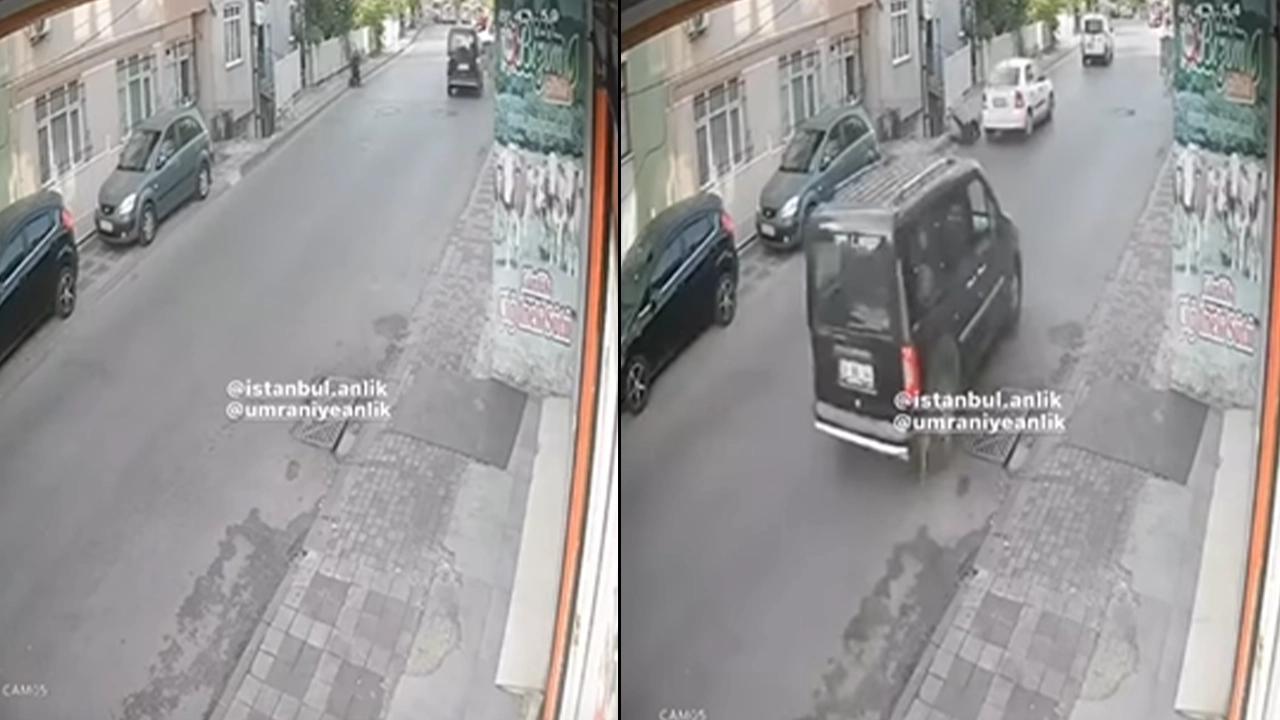 İstanbul'da dehşet anlar! Aracıyla polisi metrelerce sürükledi