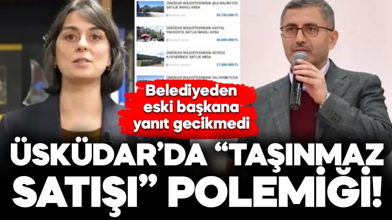 Üsküdar Belediyesi’nden “taşınmaz satışı” iddiasına açıklama!