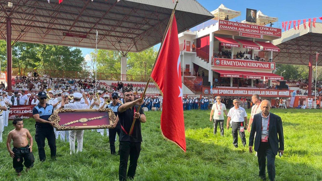 Kırkpınar Yağlı Güreşleri'nde açılış seremonisi gerçekleştirildi