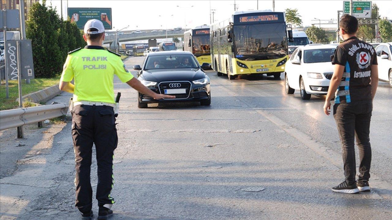 8 günde 2 milyondan fazla araç denetlendi