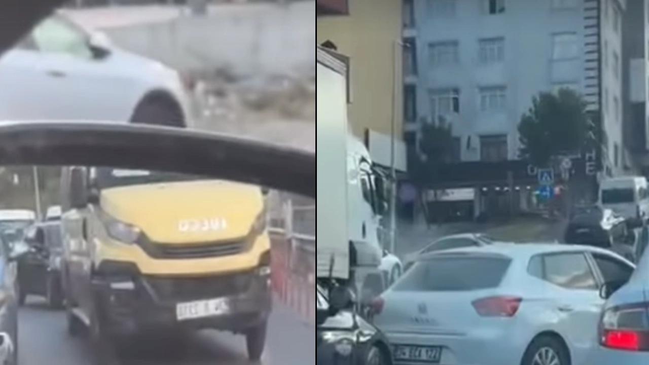 Trafikte akılalmaz olay! Aracı terk etti, sürücüyle kavgaya tutuştu