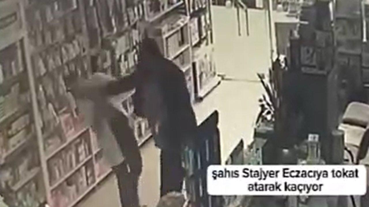 Müşteriden stajyer eczacıya tokat!