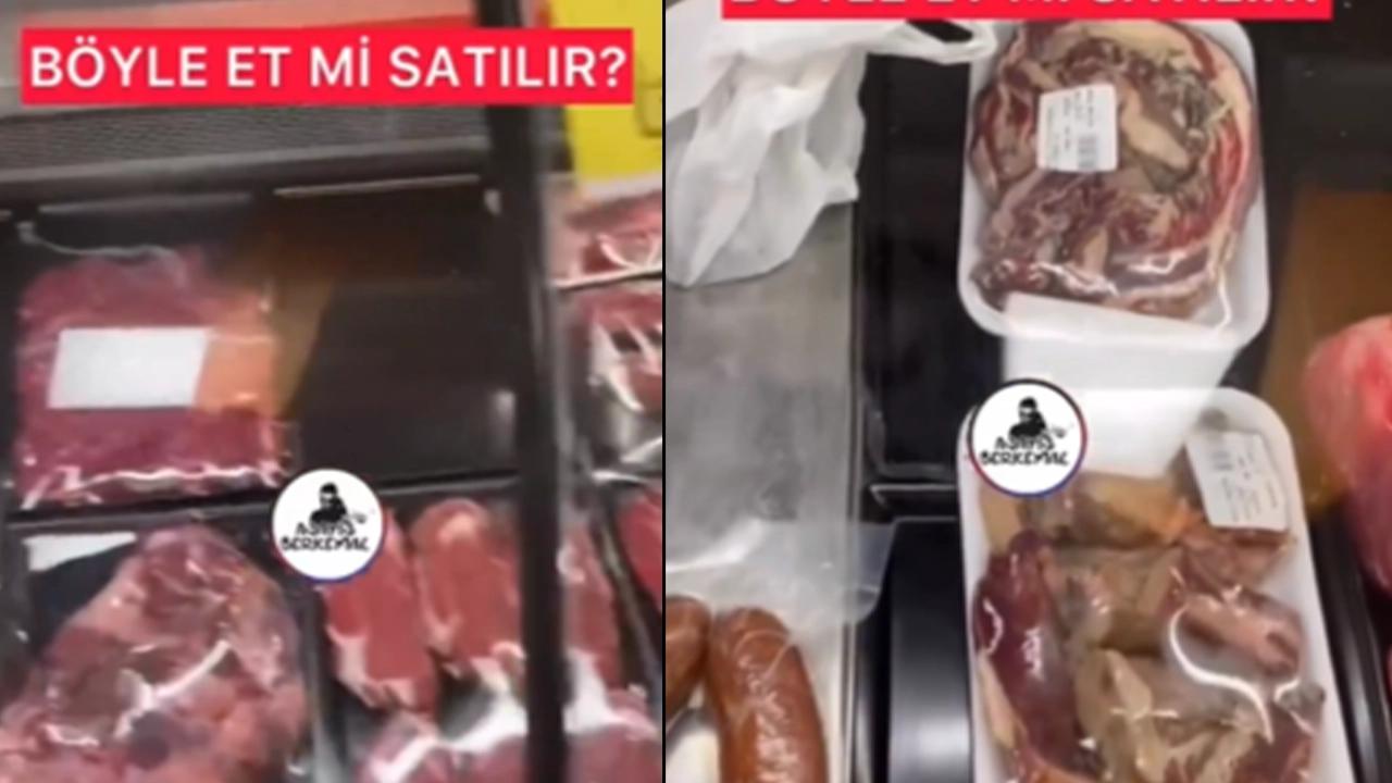 Zincir markette bozuk gıda skandalı