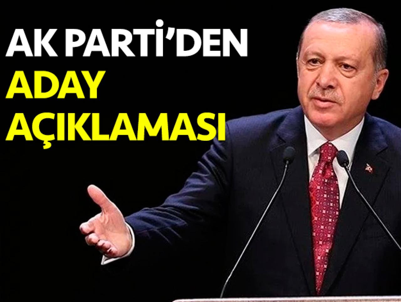 AK Parti'den açıklama: 23 Haziran'da adayımız Binali Yıldırım