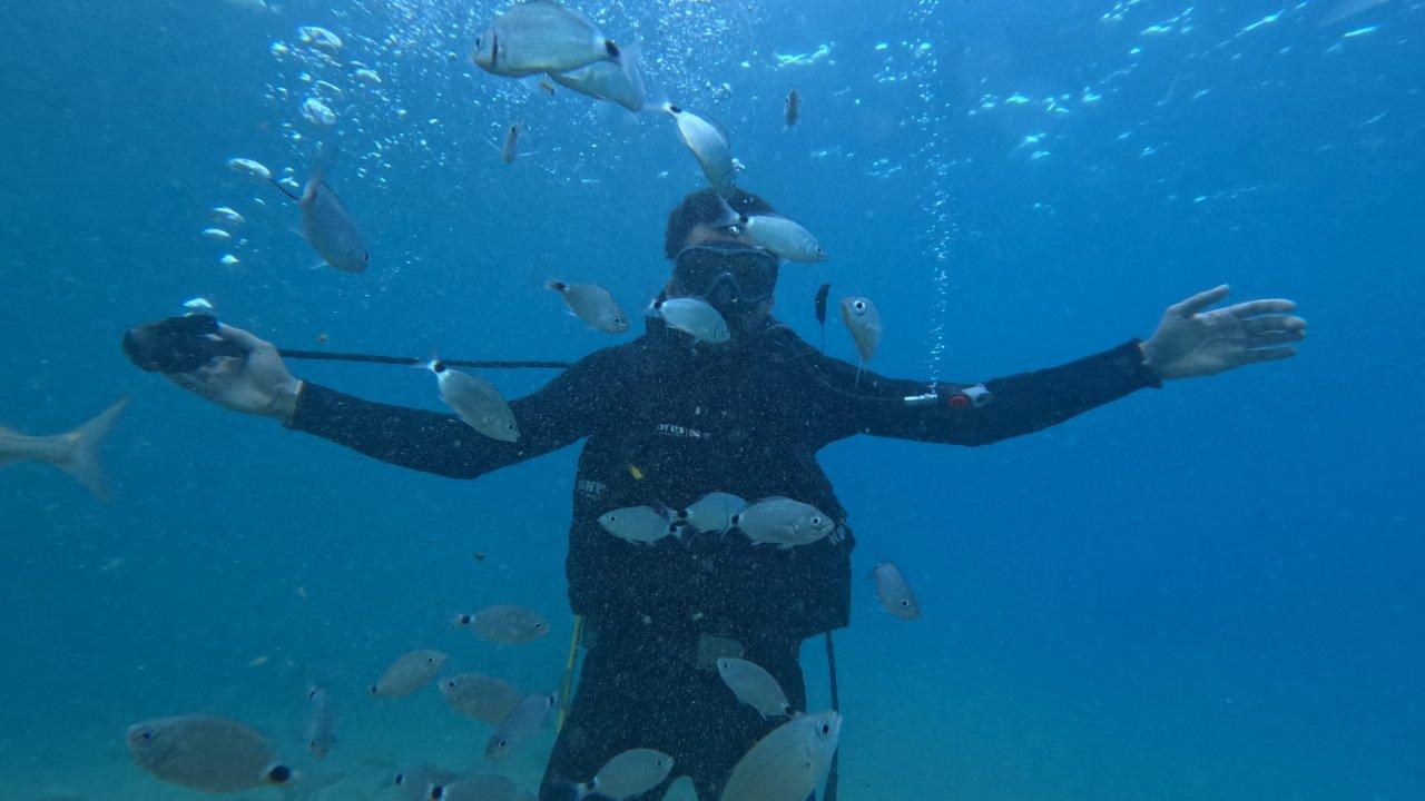 Su altı tutkunları Saros Körfezi'nde tarihe dalıyorlar