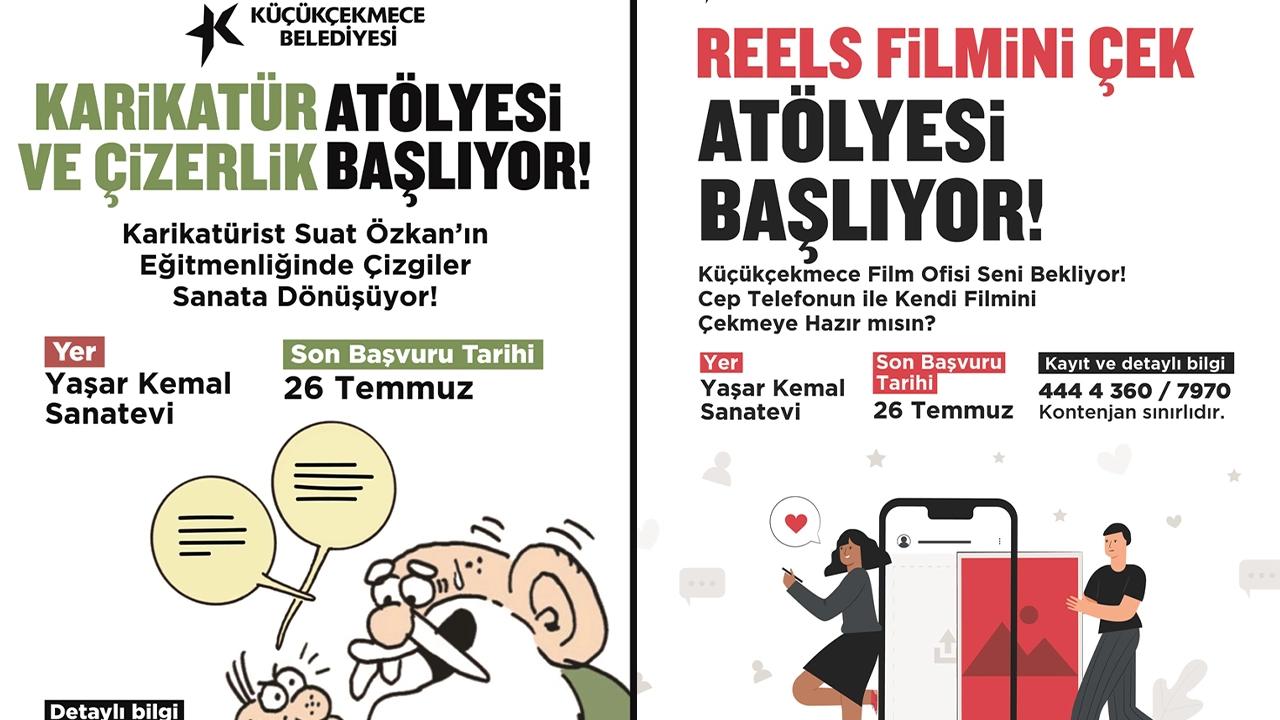 Küçükçekmece Belediyesi'nden ücretsiz Film Yapım Atölyesi eğitimi