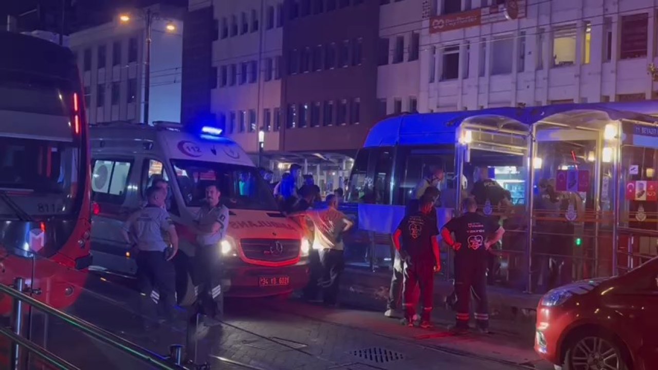 İstanbul'da facia: Dengesini kaybederek raylara düştü, tramvayın altında kalarak öldü