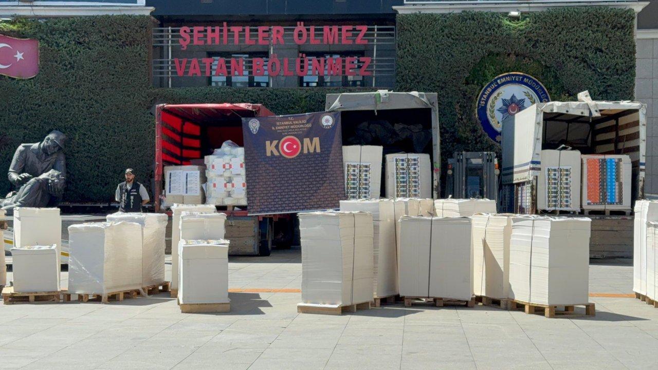 İstanbul’da sahte ambalaj üretenlere operasyon: 2 gözaltı