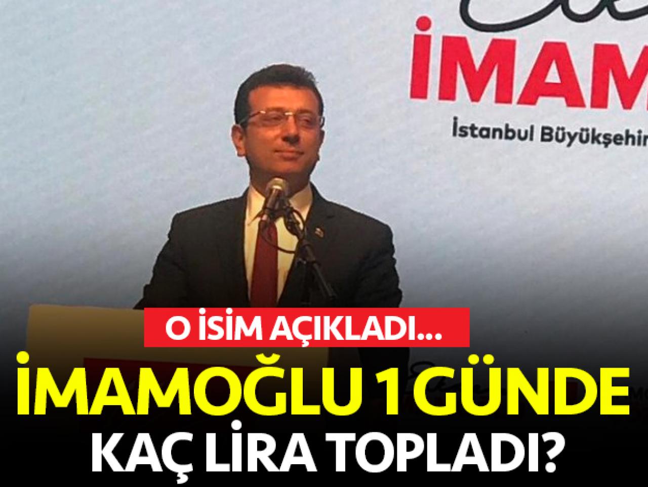 Ekrem İmamoğlu'nun bağış kampanyasında kaç lira toplandı