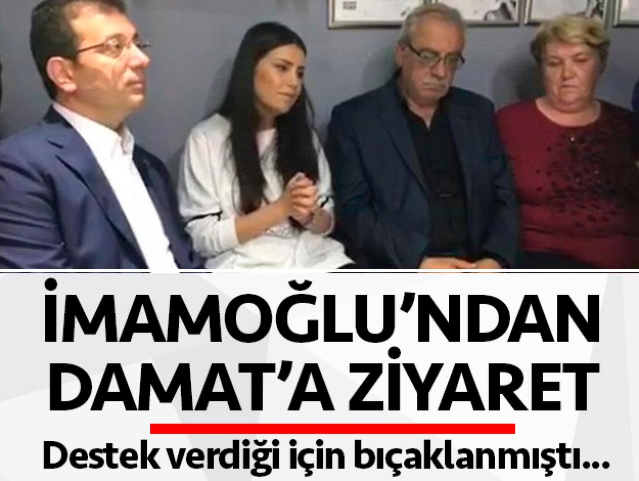 İmamoğlu'ndan Göknur Damat'a ziyaret