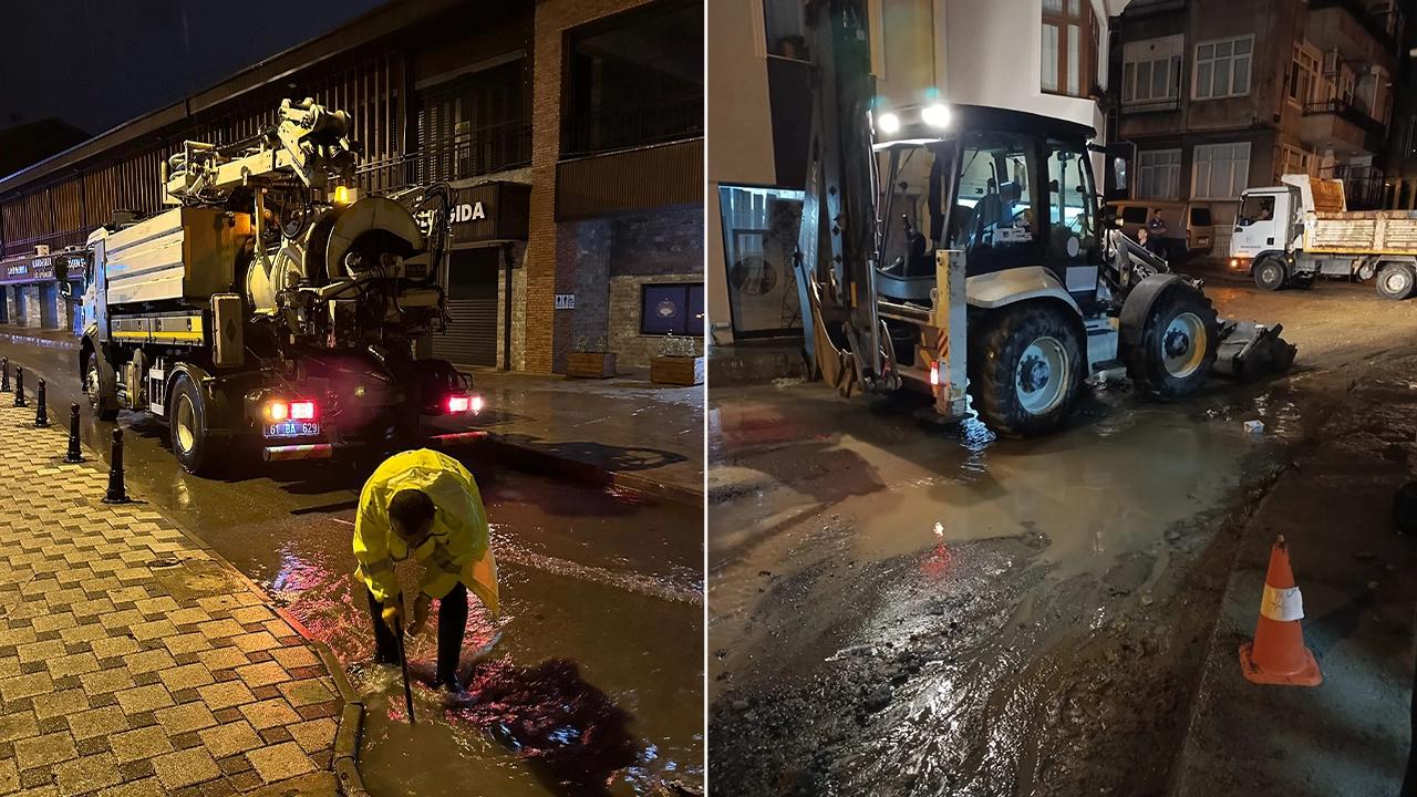 Trabzon’da sel ve taşkın temizliği: Tüm ekipler seferber oldu