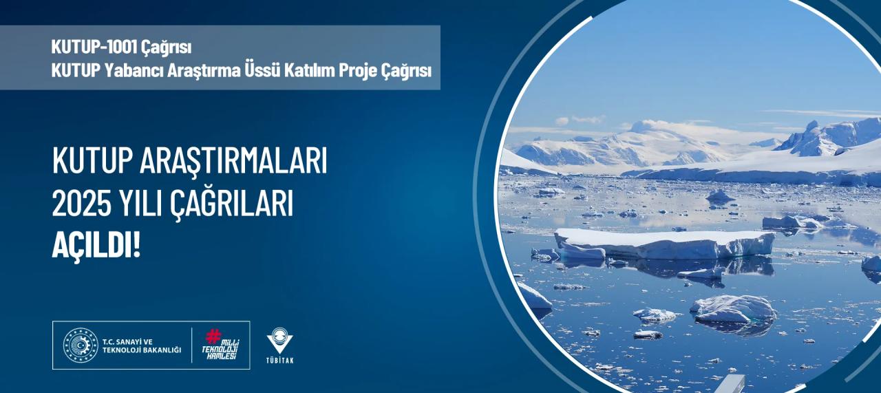 TÜBİTAK Kutup 2025 Yılı Çağrıları Başlıyor