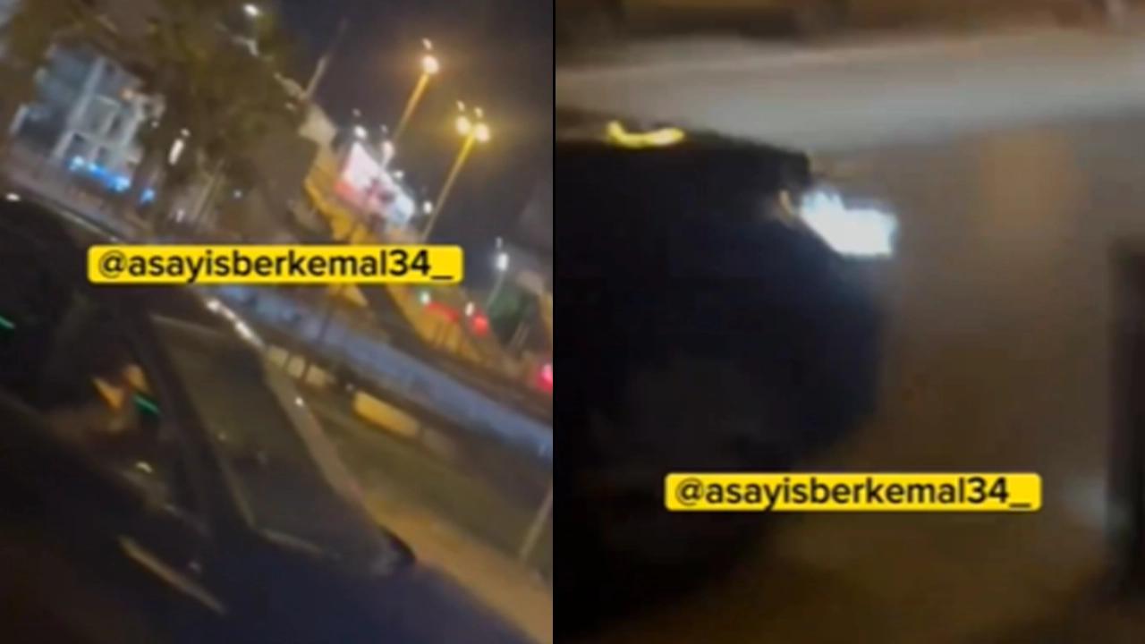 İstanbul'da bir sürücü, kadını aracıyla takip ederek rahatsız etti: O anlar kamerada