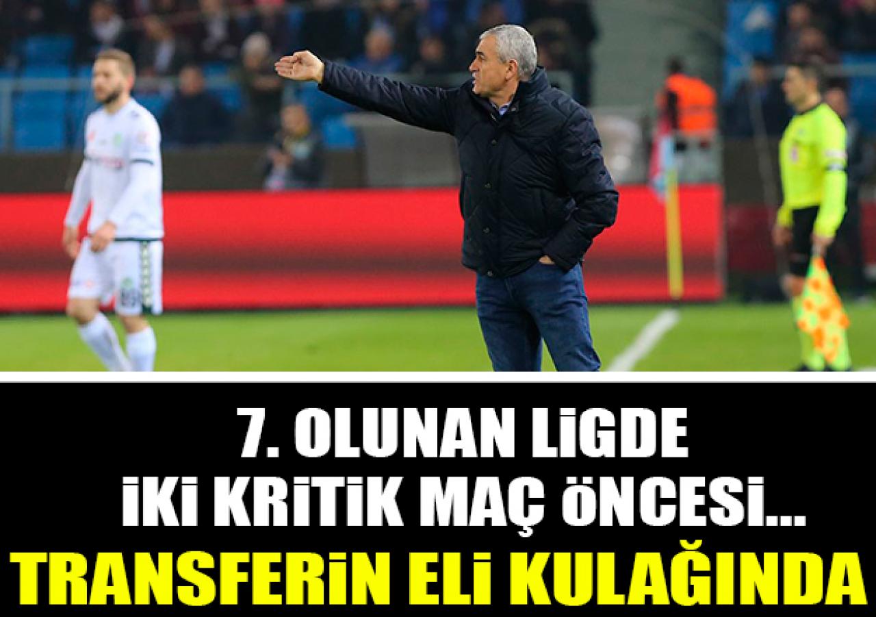 Transferin eli kulağında!