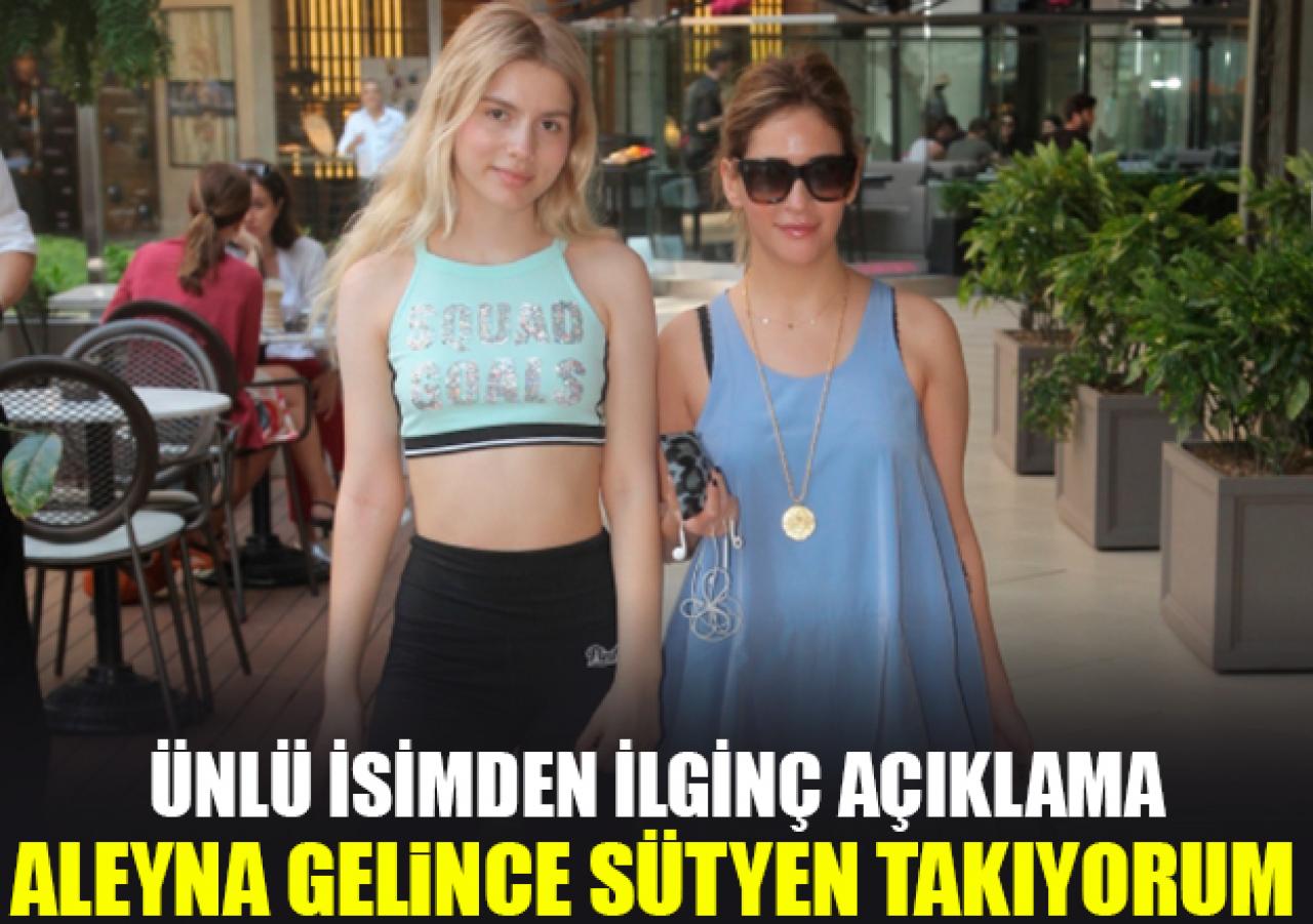 Aynur Aydın'dan Aleyna Tilki açıklaması: Eve gelince sütyen takıyorum