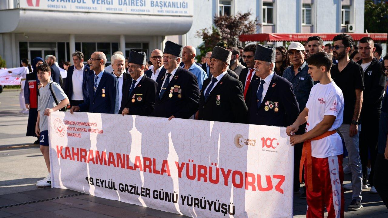 Bahçelievler'de Gaziler Günü yürüyüşü düzenlendi