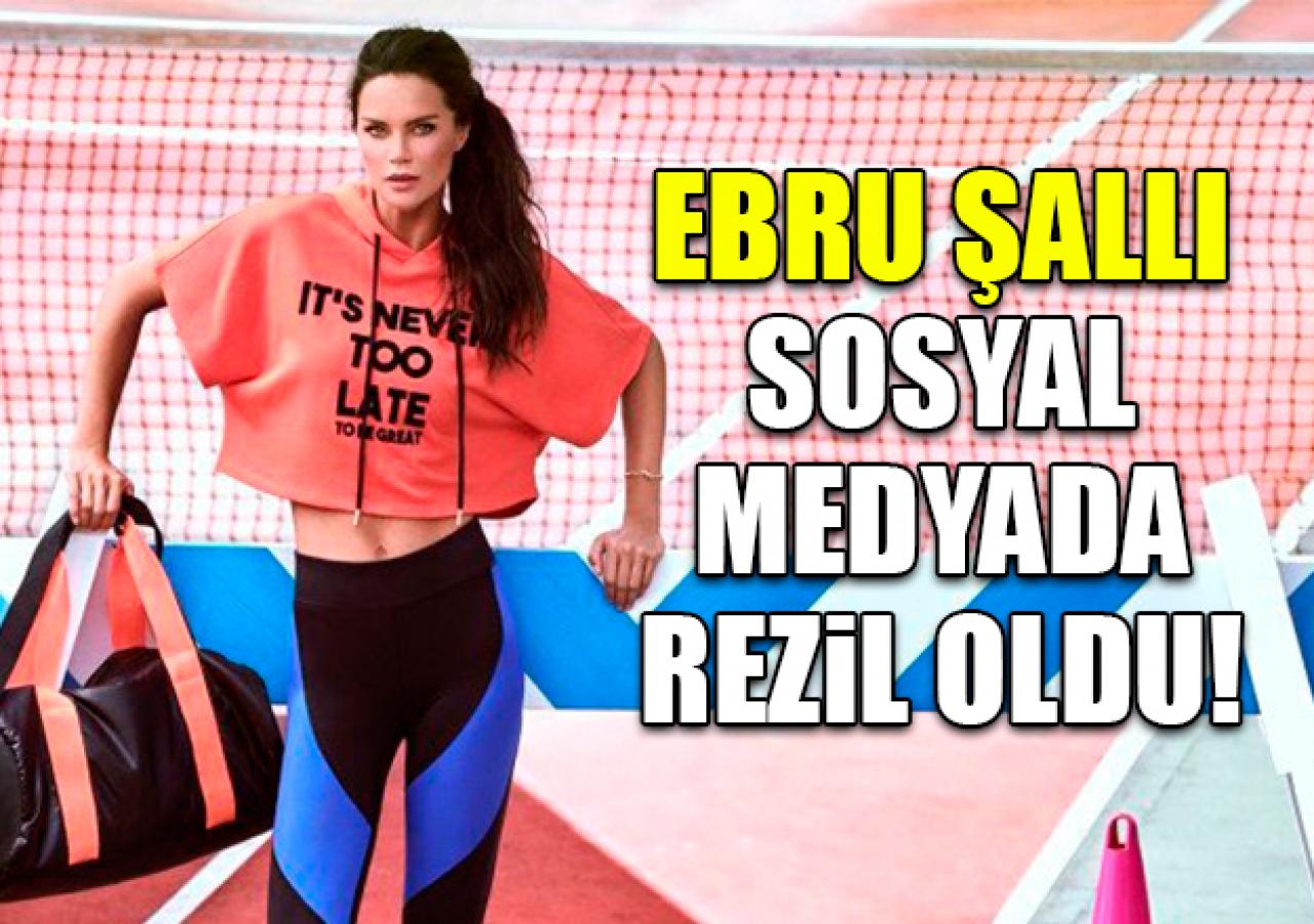 Ebru Şallı Photoshop uygulamasıyla dalga konusu oldu