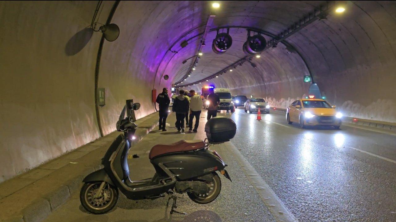 Üsküdar'da tünelde ölümlü motosiklet kazası: 1 ölü, 1 yaralı