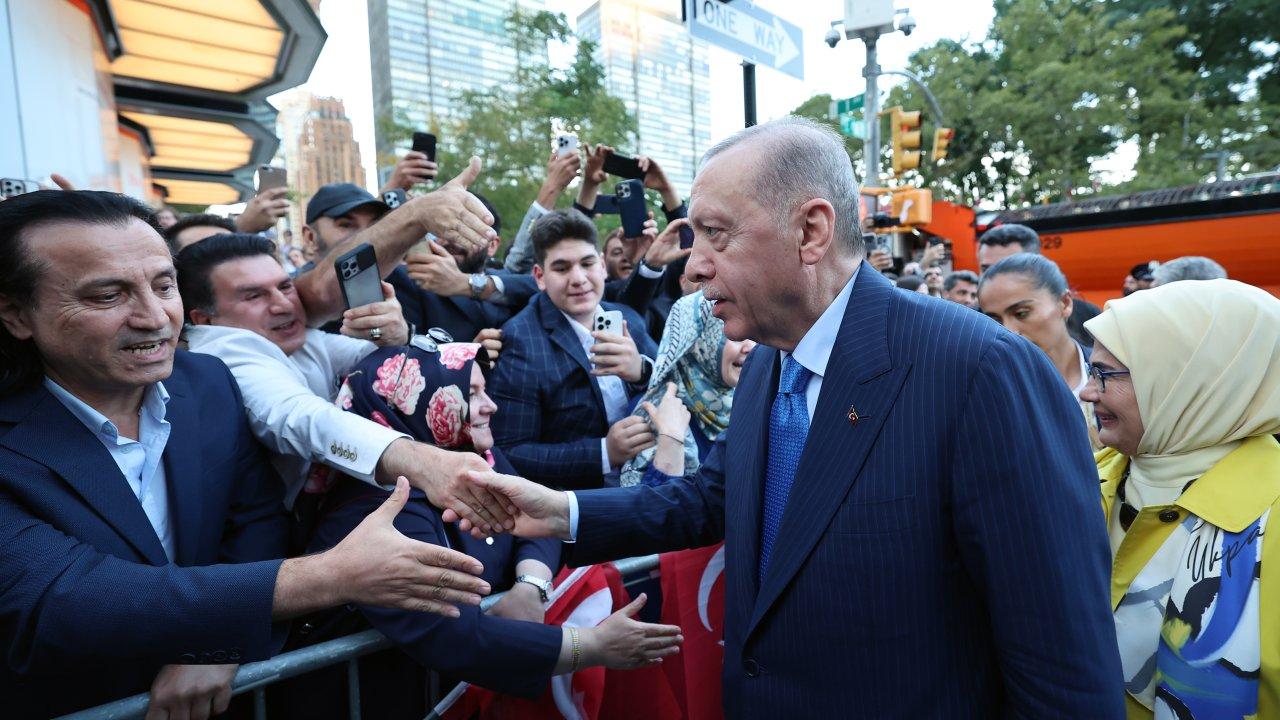 Cumhurbaşkanı Erdoğan BM Genel Kurulu için New York'ta