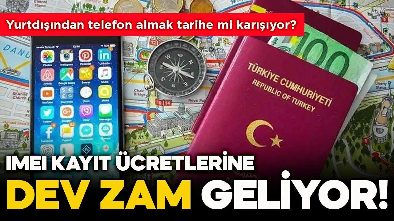 Yurtdışından telefon getirmek tarihe mi karışıyor: 2025'te IMEI kayıt ücretine dev zam gelecek!