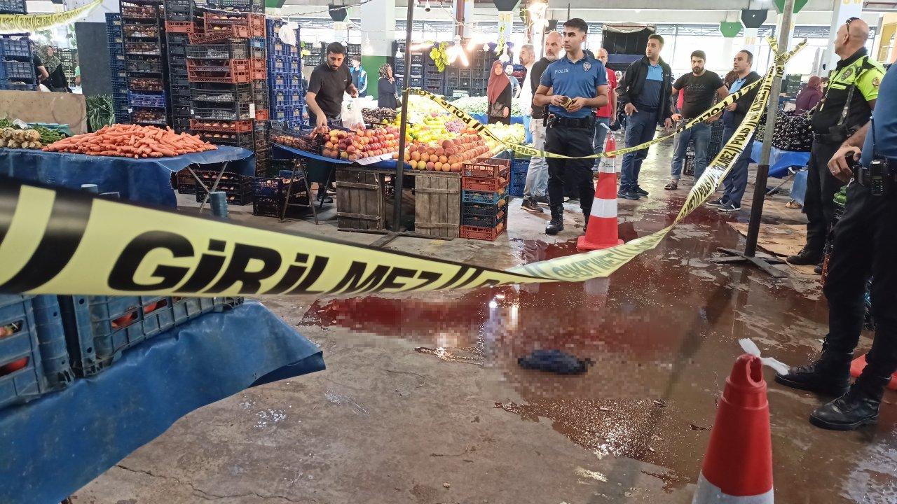 Husumetlilerin alacak meselesinde pazarcı esnafı hayatını kaybetti