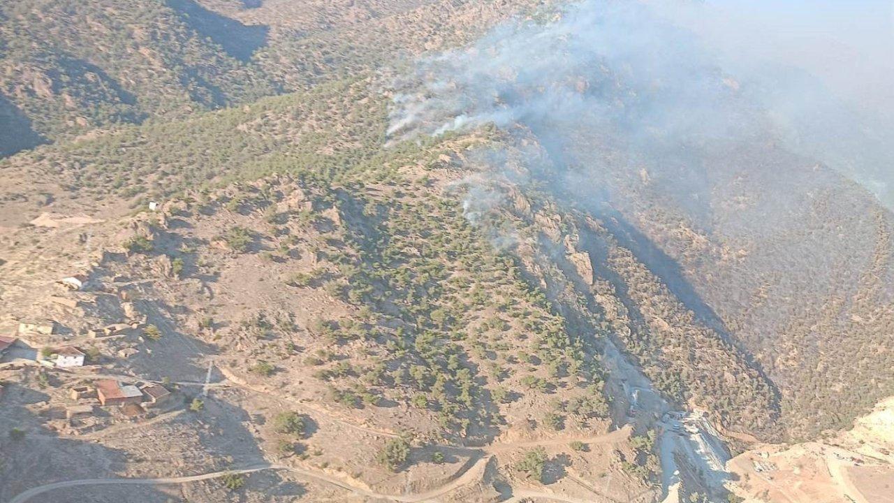 Manisa'daki orman yangını 2'nci gününde: Havadan müdahale yeniden başladı