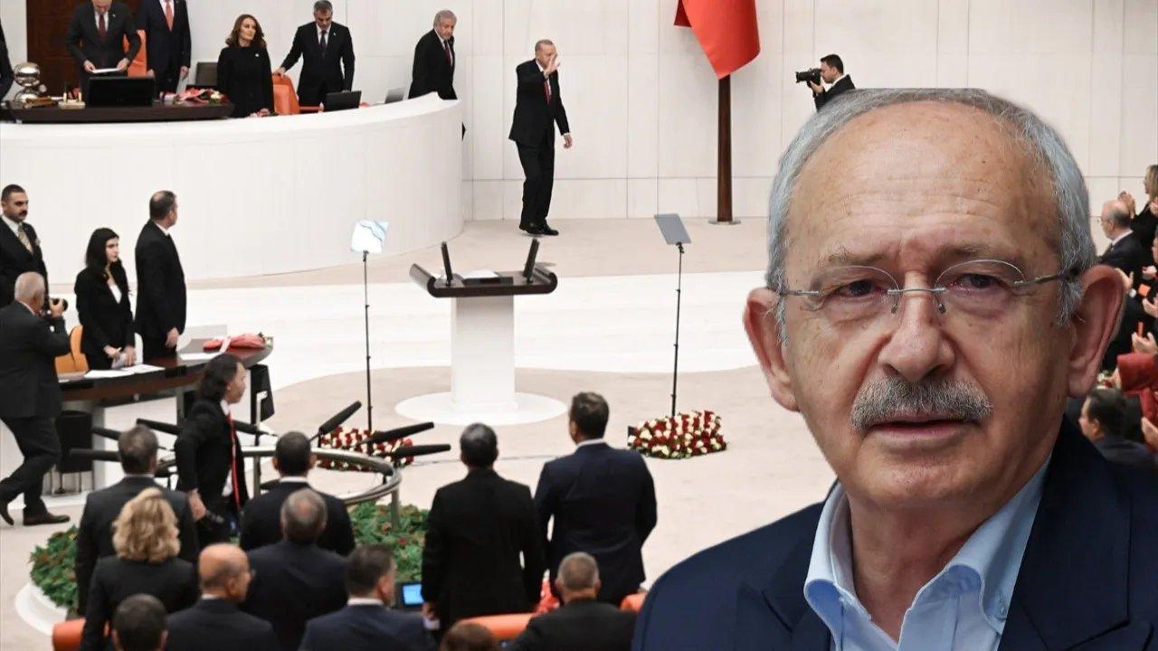 Kılıçdaroğlu'ndan 'ayağa kalkmayan' vekillere: Partimizi gururlandıranları saygıyla selamlıyorum