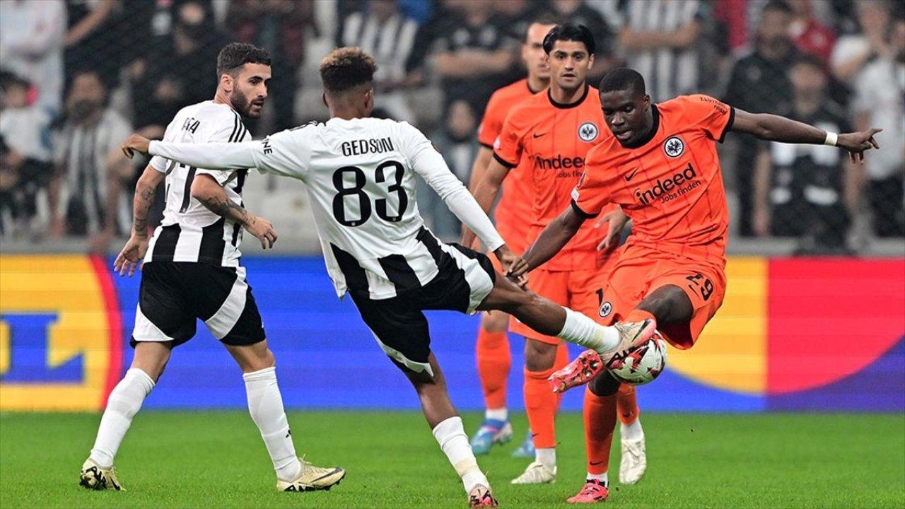 Beşiktaş rakibi Eintracht Frankfurt'a 3-1 mağlup oldu