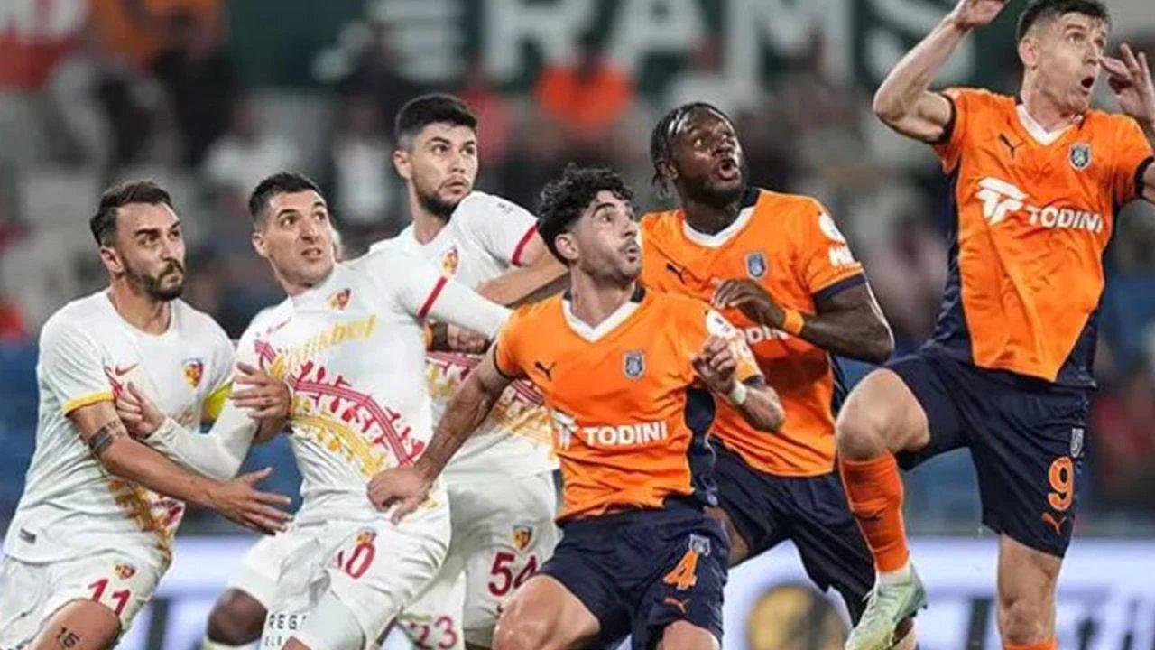 Başakşehir, Kayserispor ile 1-1 berabere kaldı!