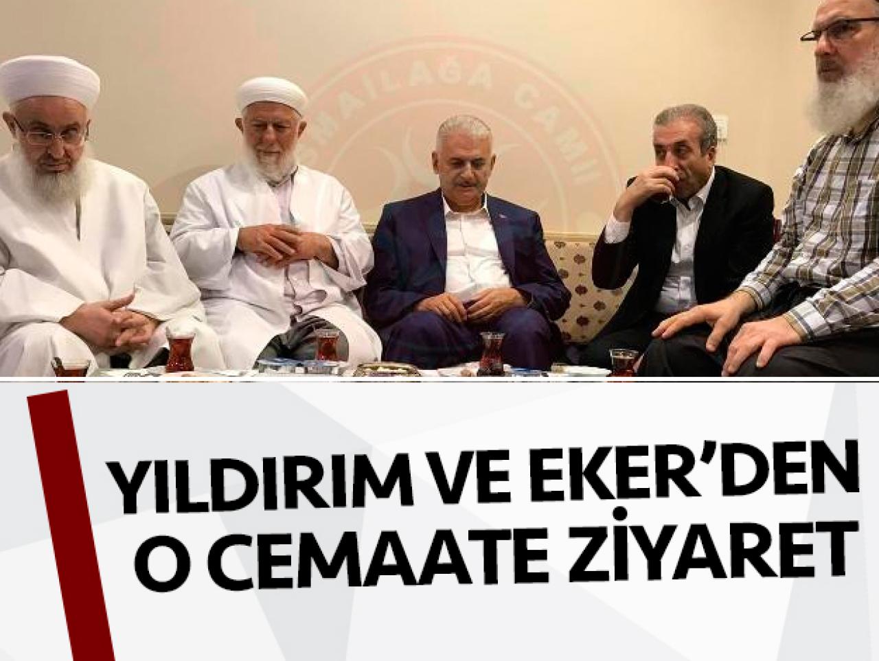 Binali Yıldırım'dan İsmailağa cemaatine ziyaret! Eski bakanla birlikte...