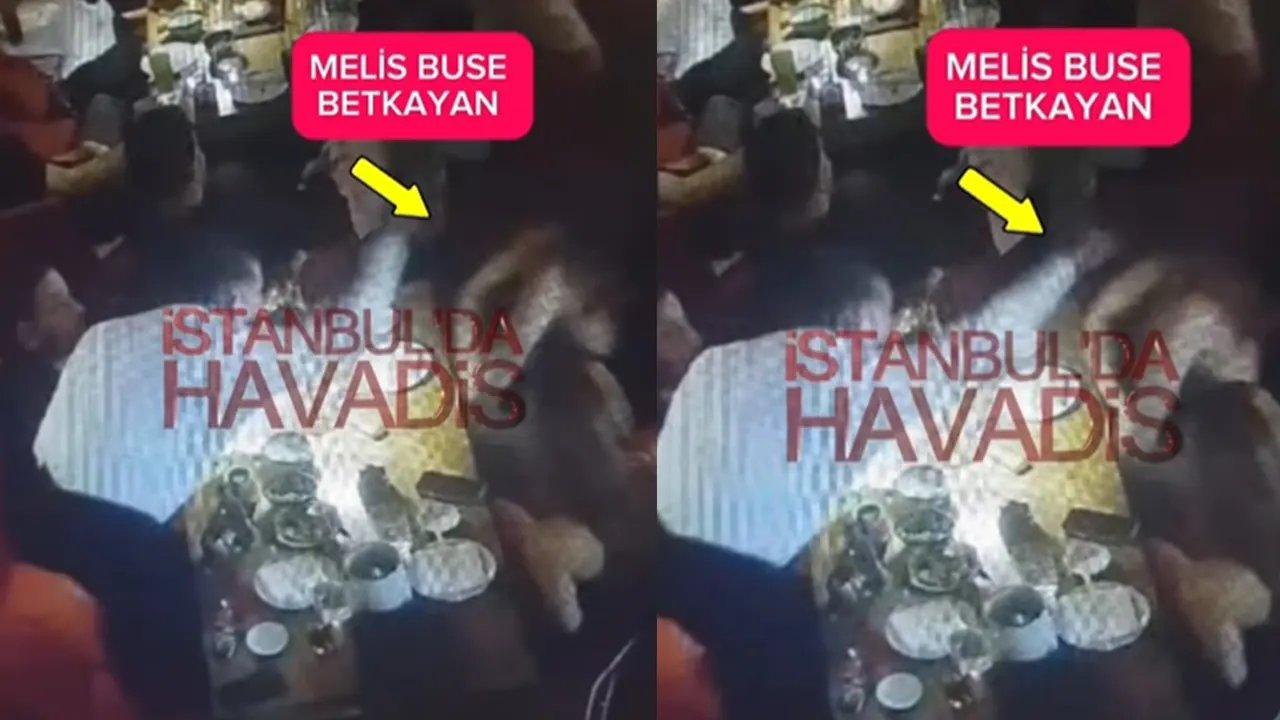 TikTok fenomeni Elif Buse Betkayan'ın yüzüne uğranan saldırı anları kameraya yansıdı