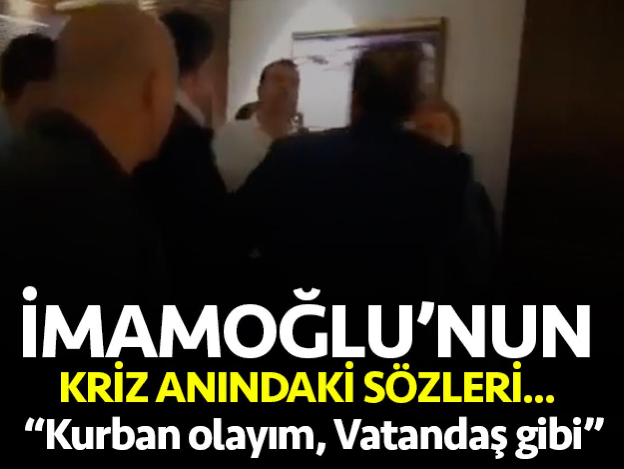 Ekrem İmamoğlu VIP'e alınmayınca bu sözlerle krize müdahale etti